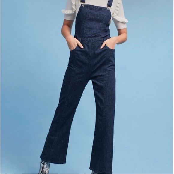 Anthropologie Denim - Anthropologie Dark Indigo Denim Overalls